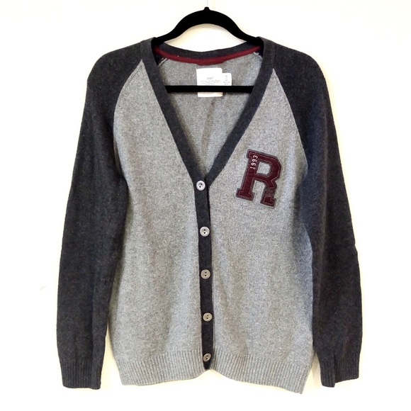 SOLD🚫 H&M Varsity Cardigan Sweater - Picture 1 of 5
